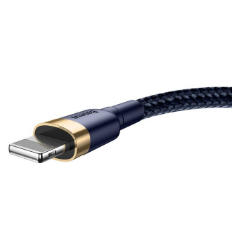 Baseus Cafule Cable odolný nylonový kabel USB / Lightning QC3.0 1,5A 2M modrý (CALKLF-CV3)