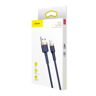 Baseus Cafule Cable odolný nylonový kabel USB / Lightning QC3.0 1,5A 2M modrý (CALKLF-CV3)