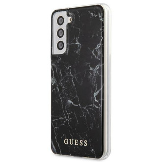 Guess GUHCS21MPCUMABK S21+ G996 černo/černé pevné pouzdro Marble