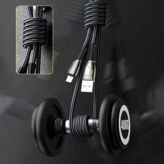 Joyroom Mermaid series USB - Lightning cable 2,4A 1,2m black (S-1230K6)