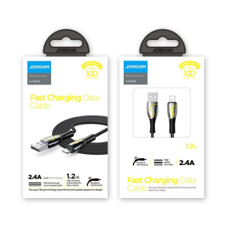 Joyroom Mermaid series USB - Lightning cable 2,4A 1,2m black (S-1230K6)