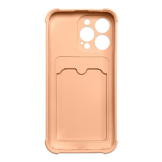 Card Armor Case Pouch Cover for Xiaomi Redmi 10X 4G / Xiaomi Redmi Note 9 Card Wallet Silicone Armor Cover Air Bag Pink