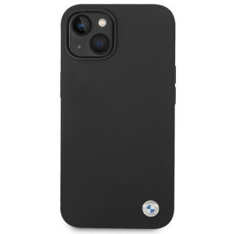Case BMW BMHCP14MSILBK iPhone 14 Plus 6.7&quot; black/black Silicone Metal Logo