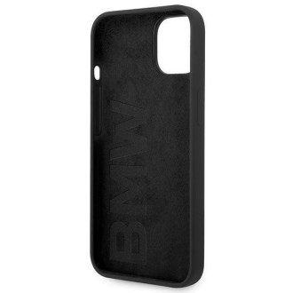 Case BMW BMHCP14MSILBK iPhone 14 Plus 6.7&quot; black/black Silicone Metal Logo