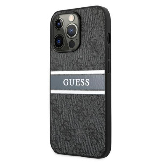 Guess GUHCP13X4GDGR iPhone 13 Pro Max 6.7" grey/grey hardcase 4G Stripe