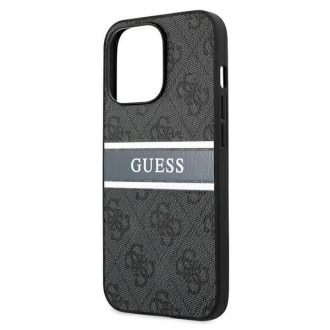 Guess GUHCP13X4GDGR iPhone 13 Pro Max 6.7" grey/grey hardcase 4G Stripe