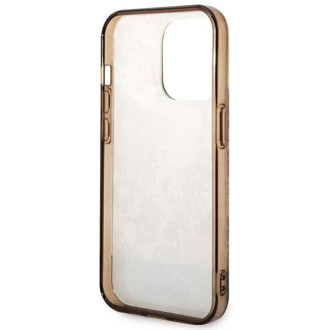 Guess GUHCP14LHGPLHC iPhone 14 Pro 6.1&quot; ocher hardcase Porcelain Collection