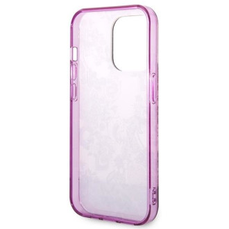 Guess GUHCP14LHGPLHF iPhone 14 Pro 6.1&quot; fuchsia/fuschia hardcase Porcelain Collection