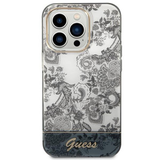 Guess GUHCP14LHGPLHG iPhone 14 Pro 6.1&quot; grey/grey hardcase Porcelain Collection