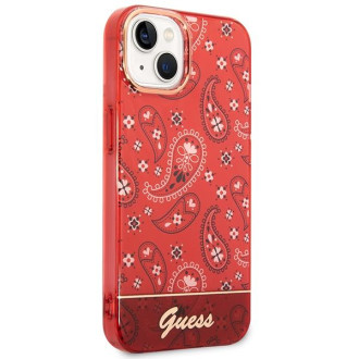 Guess GUHCP14MHGBNHR iPhone 14 Plus 6.7&quot; red/red hardcase Bandana Paisley