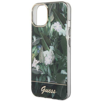 Guess GUHCP14MHGJGHA iPhone 14 Plus 6.7&quot; green/green hardcase Jungle Collection