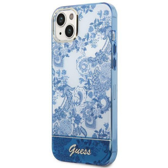 Guess GUHCP14MHGPLHB iPhone 14 Plus 6.7&quot; blue/blue hardcase Porcelain Collection