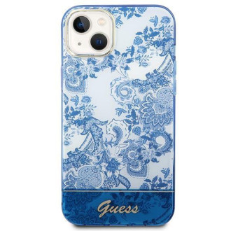 Guess GUHCP14MHGPLHB iPhone 14 Plus 6.7&quot; blue/blue hardcase Porcelain Collection