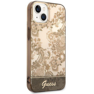 Guess GUHCP14MHGPLHC iPhone 14 Plus 6.7&quot; ocher hardcase Porcelain Collection