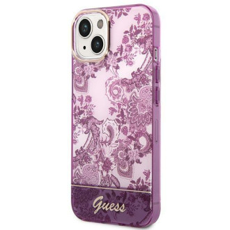 Guess GUHCP14MHGPLHF iPhone 14 Plus 6.7&quot; fuchsia/fuschia hardcase Porcelain Collection