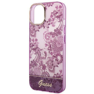 Guess GUHCP14MHGPLHF iPhone 14 Plus 6.7&quot; fuchsia/fuschia hardcase Porcelain Collection