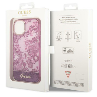 Guess GUHCP14MHGPLHF iPhone 14 Plus 6.7&quot; fuchsia/fuschia hardcase Porcelain Collection