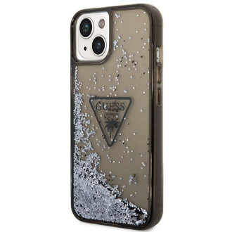 Guess GUHCP14MLFCTPK iPhone 14 Plus 6.7&quot; black/black hardcase Liquid Glitter Palm Collection