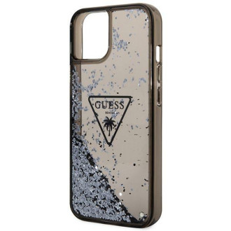 Guess GUHCP14MLFCTPK iPhone 14 Plus 6.7&quot; black/black hardcase Liquid Glitter Palm Collection