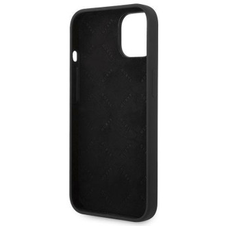 Guess GUHCP14SSLTGK iPhone 14 6.1&quot; black/black hardcase Silicone Triangle