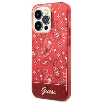 Guess GUHCP14XHGBNHR iPhone 14 Pro Max 6.7&quot; red/red hardcase Bandana Paisley