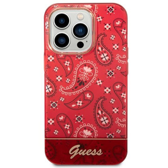 Guess GUHCP14XHGBNHR iPhone 14 Pro Max 6.7&quot; red/red hardcase Bandana Paisley