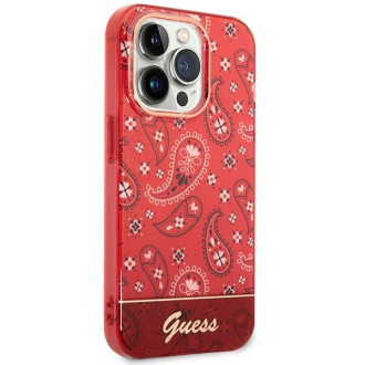 Guess GUHCP14XHGBNHR iPhone 14 Pro Max 6.7&quot; red/red hardcase Bandana Paisley