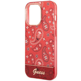 Guess GUHCP14XHGBNHR iPhone 14 Pro Max 6.7&quot; red/red hardcase Bandana Paisley