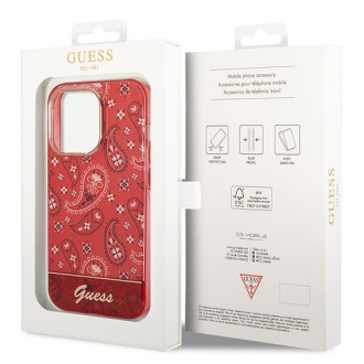 Guess GUHCP14XHGBNHR iPhone 14 Pro Max 6.7&quot; red/red hardcase Bandana Paisley