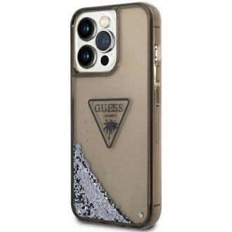 Guess GUHCP14XLFCTPK iPhone 14 Pro Max 6.7&quot; black/black hardcase Liquid Glitter Palm Collection