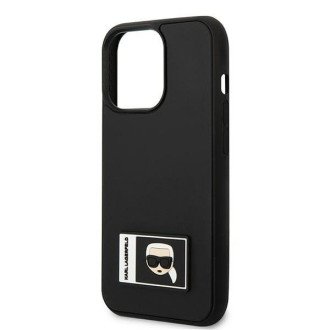 Karl Lagerfeld KLHCP13L3DKPK iPhone 13 Pro / 13 6,1" czarny/black hardcase Ikonik Patch