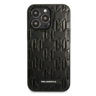 Karl Lagerfeld KLHCP13LMNMP1K iPhone 13 Pro / 13 6.1 &quot;hardcase black / black Monogram Plaque