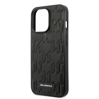 Karl Lagerfeld KLHCP13LMNMP1K iPhone 13 Pro / 13 6.1 &quot;hardcase black / black Monogram Plaque