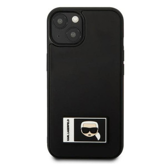 Karl Lagerfeld KLHCP13M3DKPK iPhone 13 6,1" czarny/black hardcase Ikonik Patch