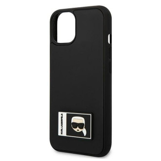 Karl Lagerfeld KLHCP13M3DKPK iPhone 13 6,1" czarny/black hardcase Ikonik Patch