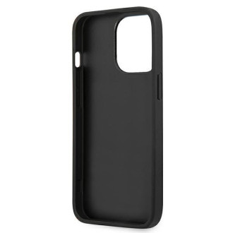 Karl Lagerfeld KLHCP13XSAKICKCBK iPhone 13 Pro Max 6,7&quot; černý/černý pevný obal Saffiano Karl &amp; Choupette