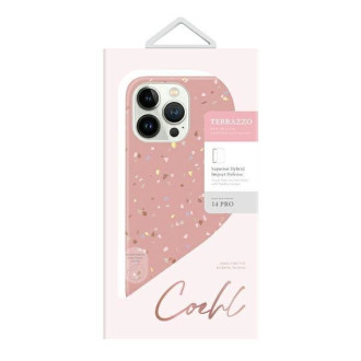 Uniq case Coehl Terrazzo iPhone 14 Pro 6.1 &quot;pink / coral pink