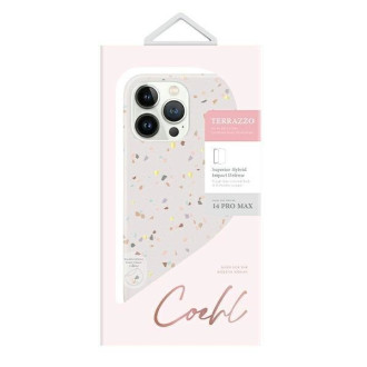 Uniq case Coehl Terrazzo iPhone 14 Pro Max 6.7 &quot;sand / sandstone