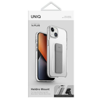 Uniq case Heldro Mount iPhone 14 Plus 6.7 &quot;transparent / lucent clear