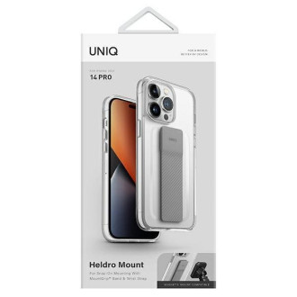 Uniq case Heldro Mount iPhone 14 Pro 6.1 &quot;transparent / lucent clear