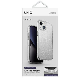 Uniq case LifePro Xtreme iPhone 14 Plus 6.7 &quot;clear / tinsel lucent