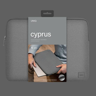 UNIQ torba Cyprus laptop Sleeve 14" szary/marl grey Water-resistant Neoprene