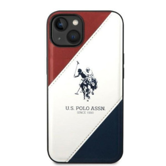 US Polo USHCP14MPSO3 iPhone 14 Plus 6.7 &quot;white / white Tricolor Embossed