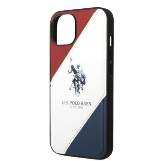 US Polo USHCP14MPSO3 iPhone 14 Plus 6.7 &quot;white / white Tricolor Embossed