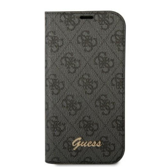 Guess GUBKP14MHG4SHK iPhone 14 Plus 6.7 &quot;black / black book 4G Vintage Gold Logo