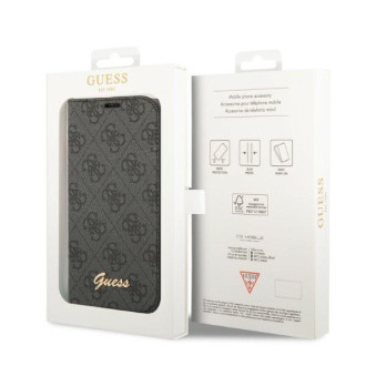 Guess GUBKP14MHG4SHK iPhone 14 Plus 6.7 &quot;black / black book 4G Vintage Gold Logo