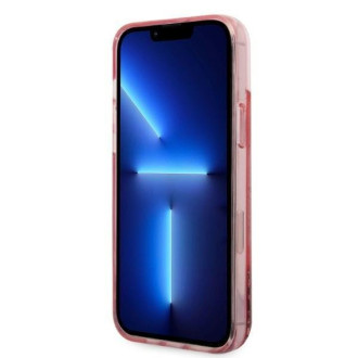Karl Lagerfeld KLHCP14MLBKLCP iPhone 14 Plus 6.7 &quot;pink / pink hardcase Liquid Glitter Big KL