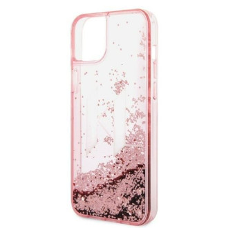 Karl Lagerfeld KLHCP14MLBKLCP iPhone 14 Plus 6.7 &quot;pink / pink hardcase Liquid Glitter Big KL