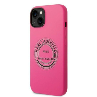Karl Lagerfeld KLHCP14MSRSGRCF iPhone 14 Plus 6.7 &quot;hardcase pink / pink Silicone RSG