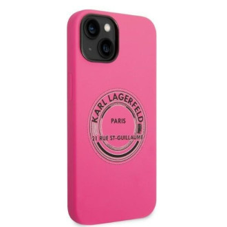 Karl Lagerfeld KLHCP14MSRSGRCF iPhone 14 Plus 6.7 &quot;hardcase pink / pink Silicone RSG